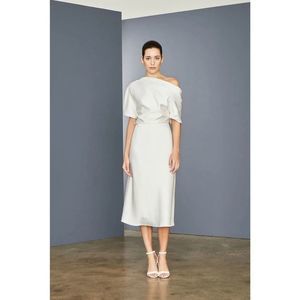 New BHLDN x Amsale Draped bodice dress Size 6